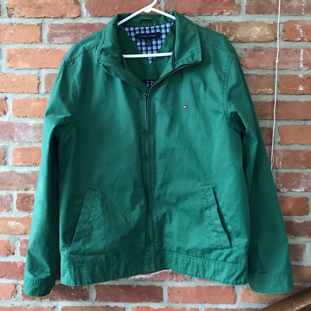 Tommy Hilfiger Green Lightweight Zip Jacket